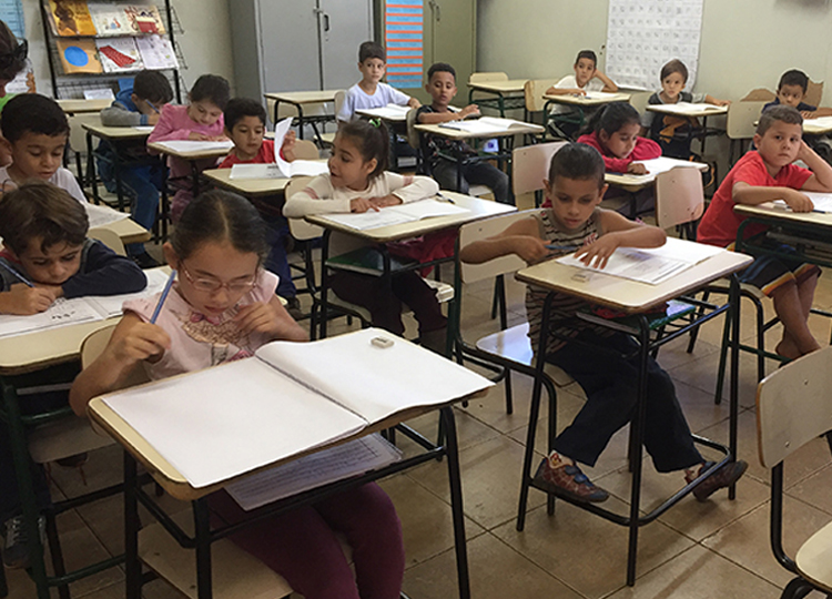 Alunos são avaliados no Programa Mais Alfabetização
