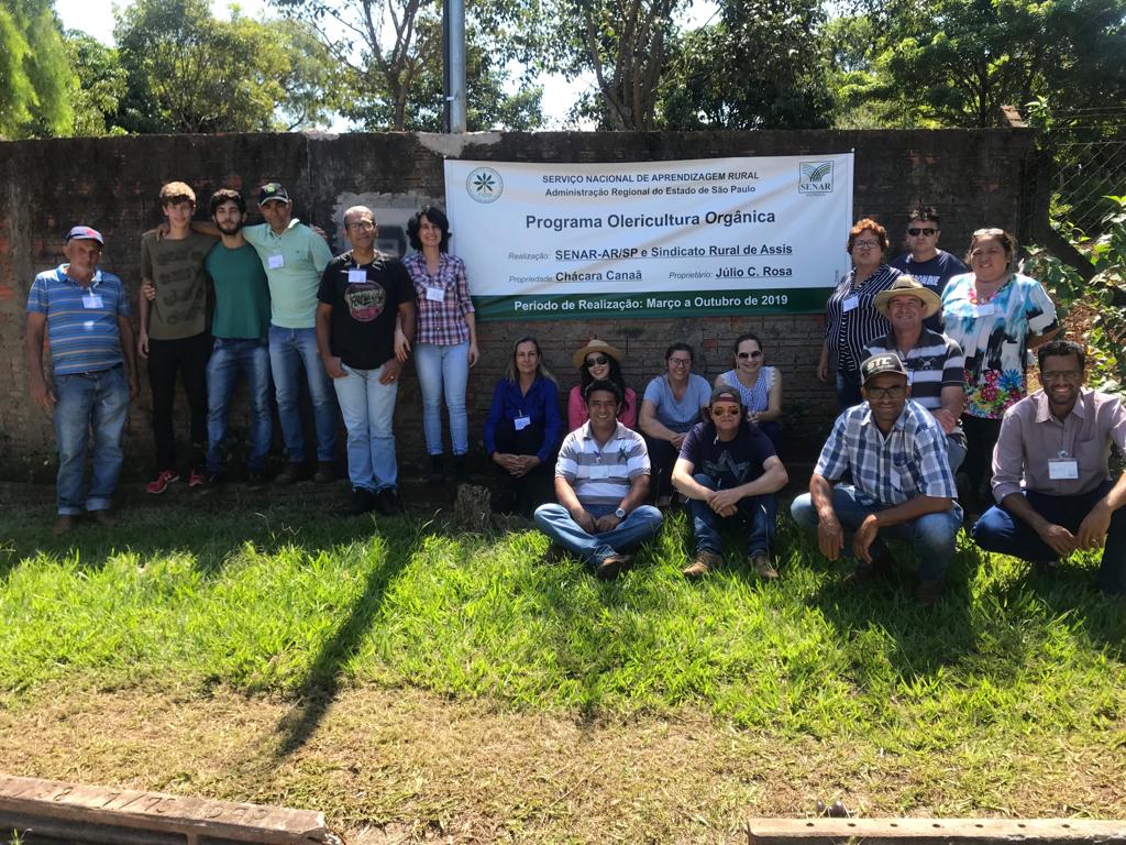 Em Assis, Programa de Olericultura Orgânica, acontece até o mês de outubro