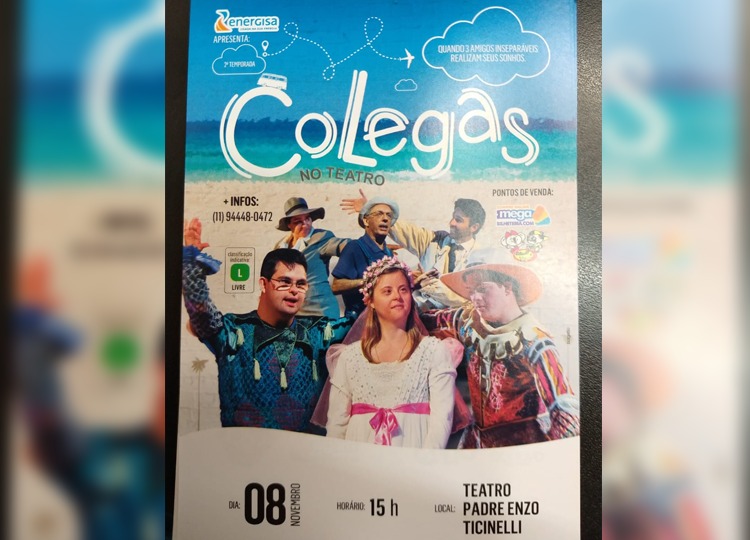 Peça teatral “Colegas” é apresentada por atores com Síndrome de Down