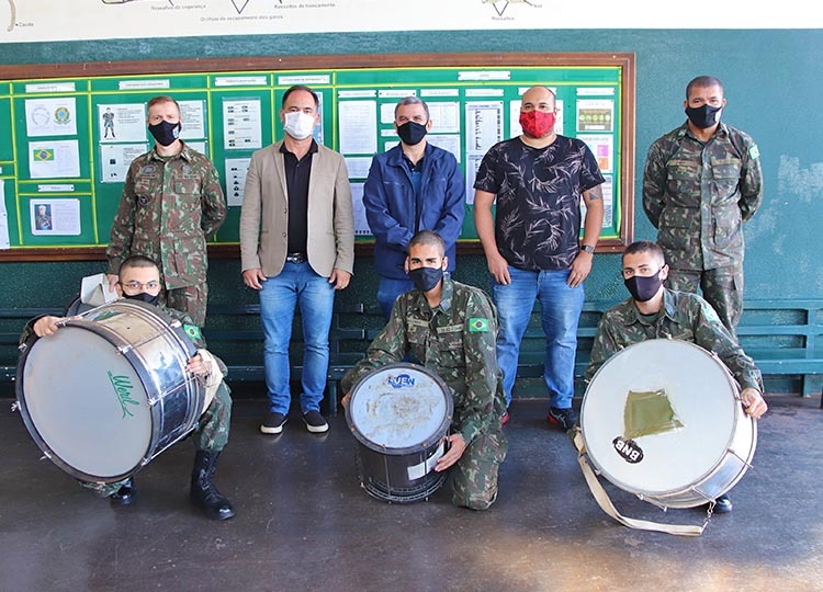 Prefeitura e Tiro de Guerra resgatam a fanfarra dos atiradores