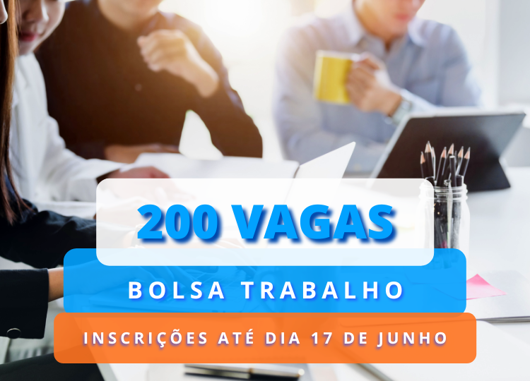 Prefeitura anuncia 200 vagas para Programa Bolsa Trabalho no valor de R$540 