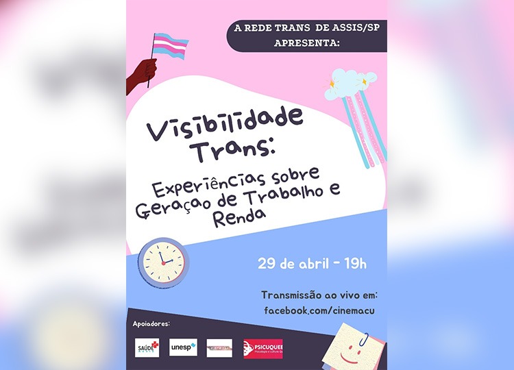 Secretaria da Saúde promove live sobre visibilidade trans