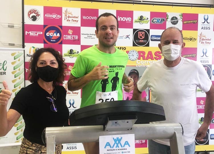 Desafio solidário de atleta arrecada mais de 400 kg de alimentos em prol do Fundo Social de Solidariedade