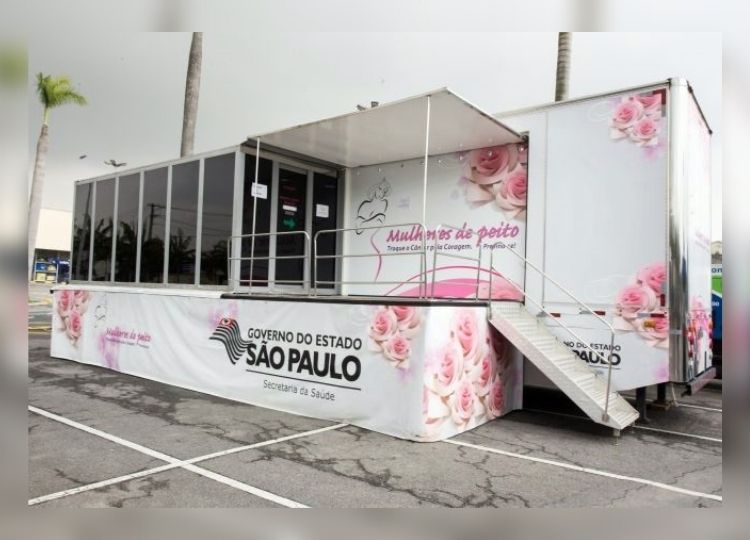 SAÚDE EM MOVIMENTO: Carreta da mamografia começa a receber mulheres nesta terça-feira, 15