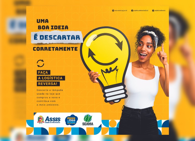 MEIO AMBIENTE EM MOVIMENTO: Assis lança campanha para incentivar a logística reversa