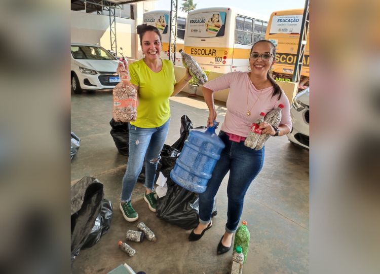 Alunos da rede municipal de ensino arrecadam lacres que serão revertidos para a aquisição de Cadeira de Rodas