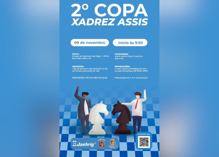Prefeitura de Assis Realiza a 2ª Copa Xadrez Assis - 2024