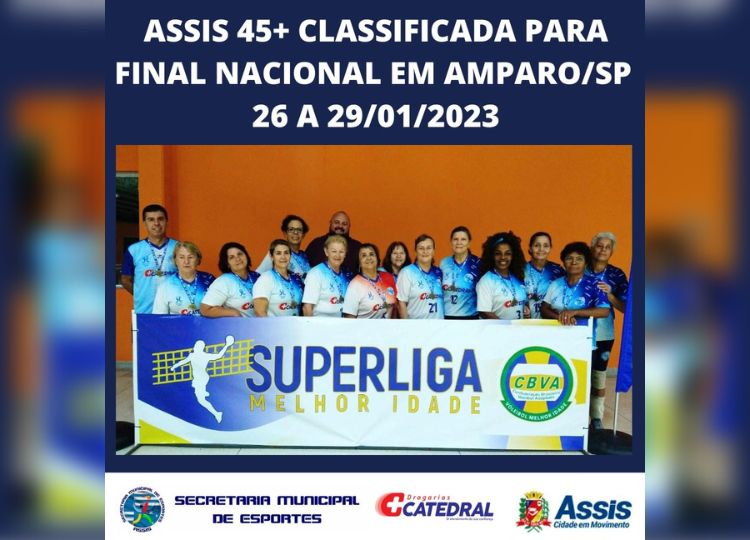 ESPORTE EM MOVIMENTO: Assis conquista vaga para final nacional da Superliga da Melhor Idade