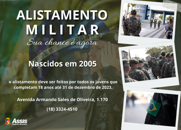 Jovens que completam 18 anos em 2023 devem realizar o alistamento militar até 30 de junho