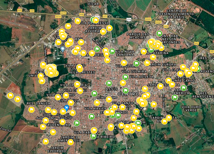Prefeitura lança mapa sobre notificações de mato alto e descarte irregular de lixo