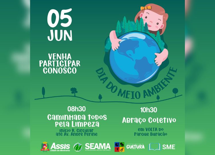 SEMANA DO MEIO AMBIENTE: Prefeitura realiza ‘Caminhada pela Limpeza’ nesse domingo