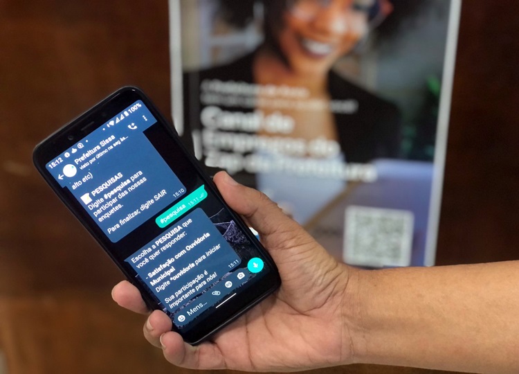 TECNOLOGIA EM MOVIMENTO: Prefeitura abre canal de pesquisas pelo WhatsApp