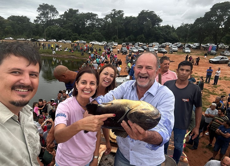 Evento no Parque das Águas: Soltura de peixes e vacinação contra gripe atraem multidão