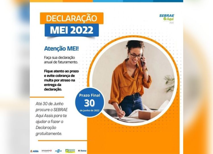 Prazo para envio da declaração anual do microempreendedor individual (MEI) termina no próximo dia 30, quinta-feira