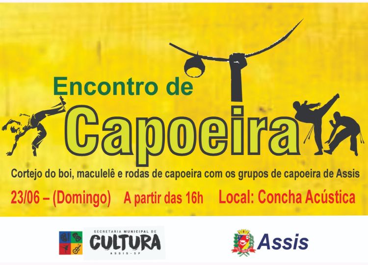 Cultura realiza o 3º Encontro de Capoeira de Assis