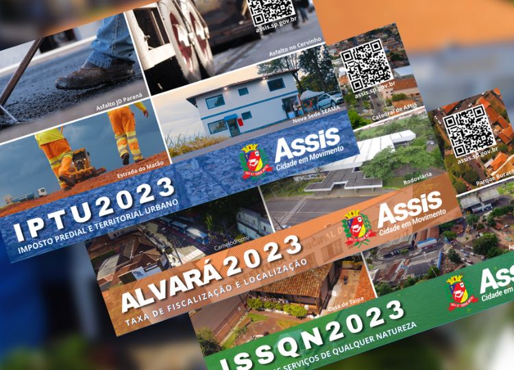 CIDADE EM MOVIMENTO: Carnês de IPTU, ISSQN e Alvará já estão disponíveis no Portal da Prefeitura