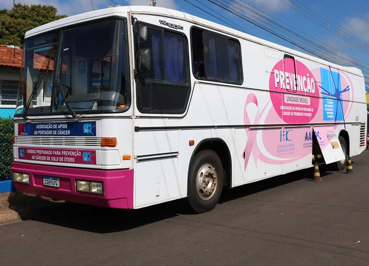 Começa agendamento para o Ônibus do Papanicolau que chega em Assis no próximo dia 22