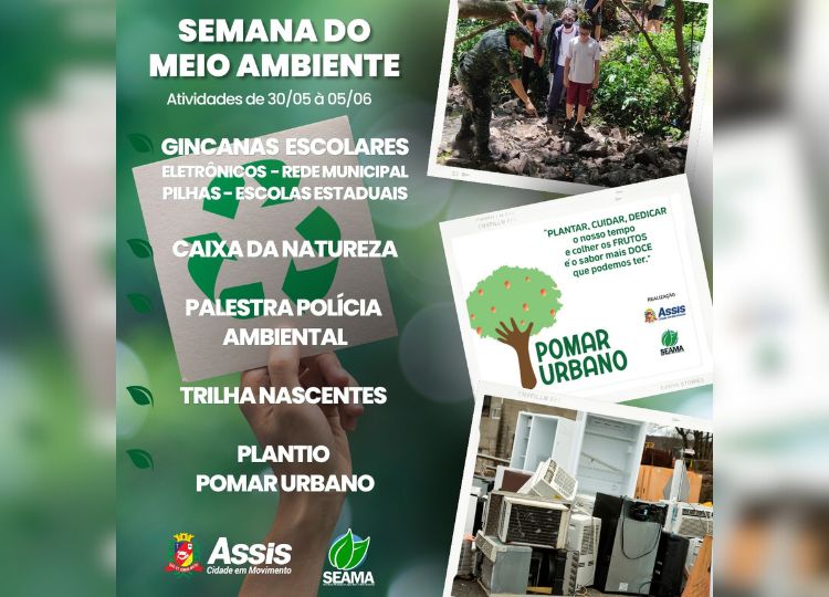 Semana do Meio Ambiente: Ações  sustentáveis e conscientização são antecipadas em Assis