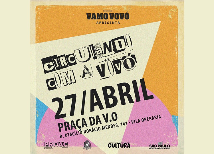 Circulando com a Vovó realiza 2ª apresentação neste sábado, 27