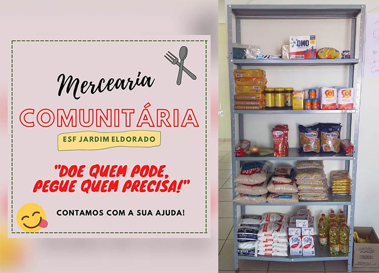 ESF do Jardim Eldorado realiza campanha para arrecadar alimentos