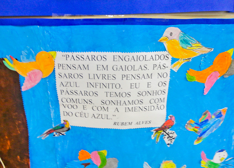 Projeto escolar trabalha biografia do escritor Rubem Alves