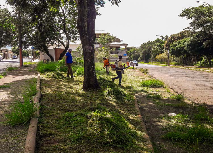 Cinquenta servidores trabalham em mutirão de limpeza do Parque Buracão, neste sábado