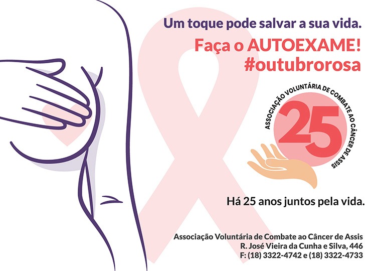 Movimento Rosa: Associação do Câncer celebra mês de outubro com diversas atividades sobre a prevenção do câncer de mama