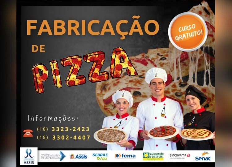 FUNDO SOCIAL EM MOVIMENTO: Curso gratuito de fabricação de Pizza é oferecido em parceria com Sebrae Aqui