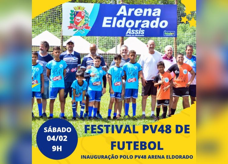Arena Eldorado recebe novo polo Projeto Social PV48 neste sábado