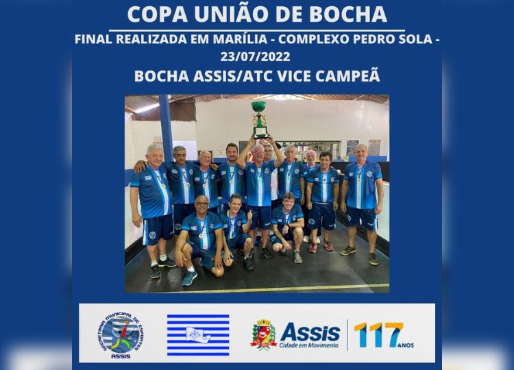 ESPORTE EM MOVIMENTO: Bocha de Assis é vice-campeã na Copa União