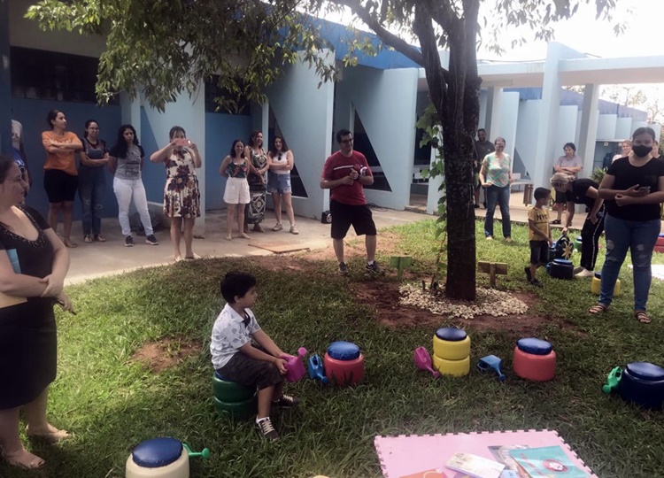 EDUCAÇÃO EM MOVIMENTO: EMEI Prof.ª Judith de Oliveira Garcez inaugura Jardim Pedagógico