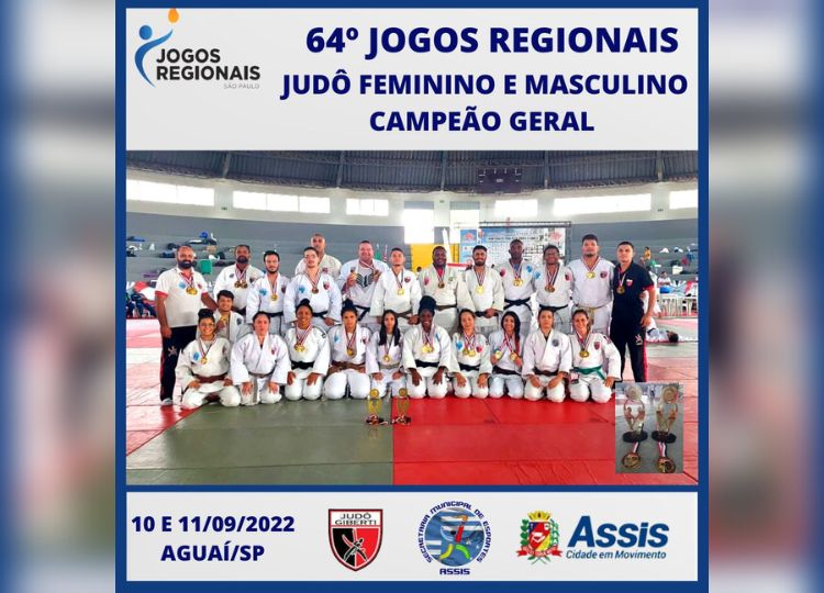 ESPORTE EM MOVIMENTO: Assis é campeã de judô nos Jogos Regionais