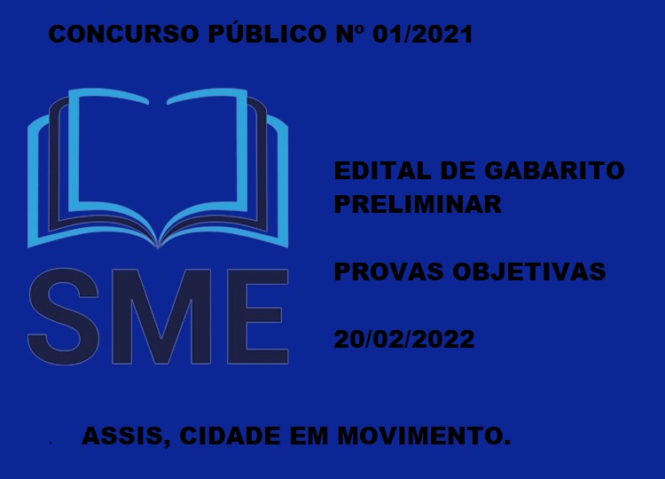 EDUCAÇÃO EM MOVIMENTO: Prefeitura divulga gabarito das provas do concurso público realizado no domingo