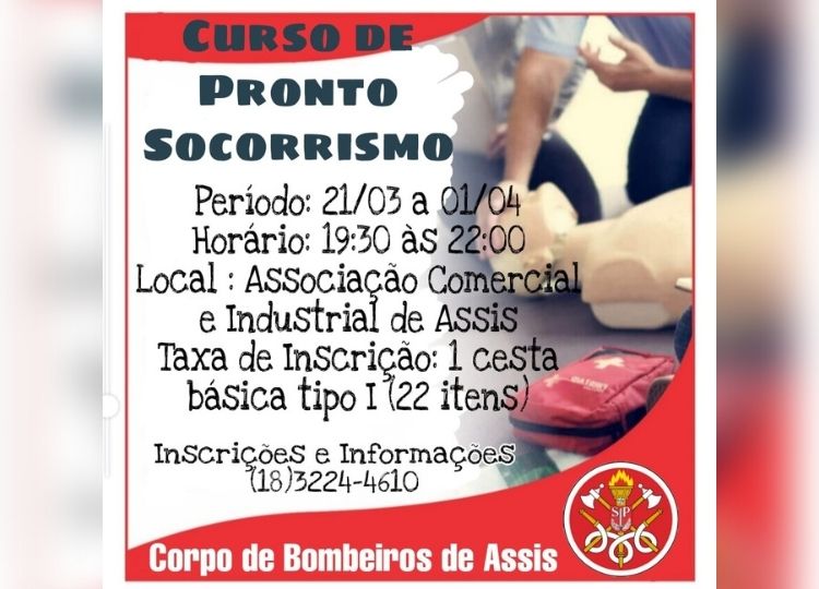 CIDADE EM MOVIMENTO: Corpo de Bombeiros de Assis realiza curso de Pronto Socorrista