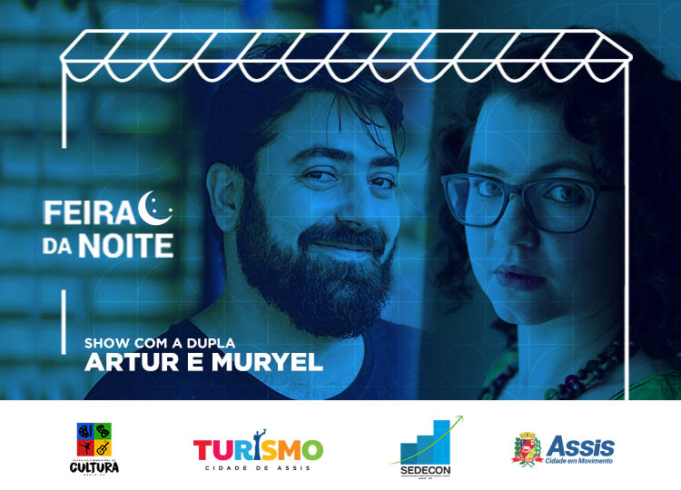 FEIRA DA NOITE: Show da dupla Artur e Muryel é o destaque desta terça-feira