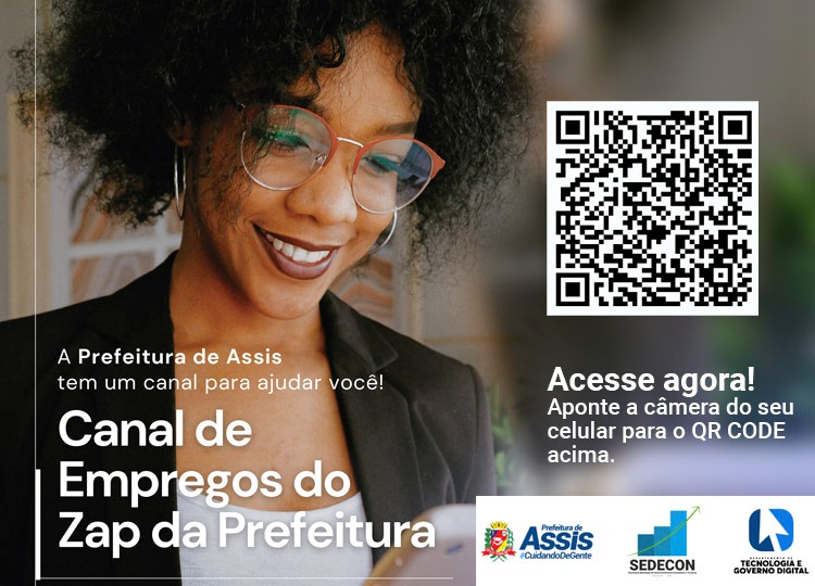 Prefeitura lança novo ‘Canal de Empregos’ através do WhatsApp 