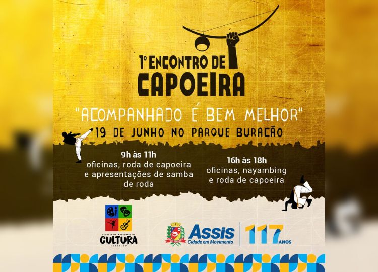 CULTURA EM MOVIMENTO: Cultura realiza 1º Encontro de Capoeira de Assis